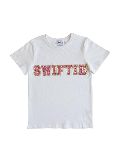 Lola + The Boys Pink Crystal SWIFTIE T-shirt