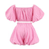 Lola + The Boys Pink Hailey Bow Set