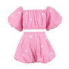 Lola + The Boys Pink Hailey Bow Set