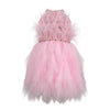 Lola + The Boys Pink Princess Feather Dress