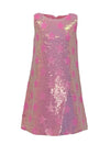 Lola + The Boys Pink Stars Sequin Dress