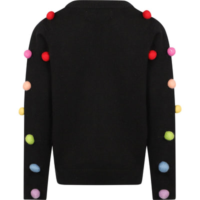 Lola + The Boys Pom Pom Sweater