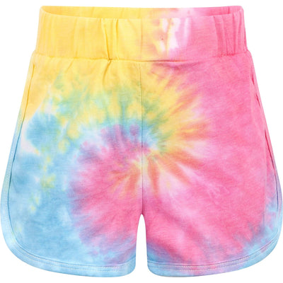 Lola + The Boys Poodle Tie Dye Shorts Set