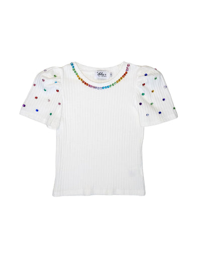 Lola + The Boys Queen Gem Short Sleeve Tee