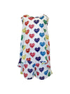 Lola + The Boys Rainbow Hearts Short Set