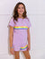 Rainbow Sequin Short Set