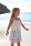 Lola + The Boys Rainbow Sequin Tiered Dress