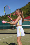 Lola + The Boys Rainbow Sherbet Sequin Tennis Set