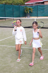 Lola + The Boys Rainbow Sherbet Sequin Tennis Set