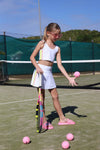 Lola + The Boys Rainbow Sherbet Sequin Tennis Set