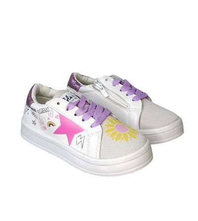 Lola + The Boys Rainbow Sunflower Sneaker