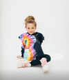 Lola + The Boys 2 Rainbow Tie Dye Ruffle Set