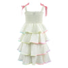 Lola + The Boys Rainbow Tiered Bow Dress