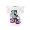 Lola + The Boys Roller Ruffle T-shirt