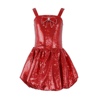 Lola + The Boys Ruby Sequin Bubble Dress