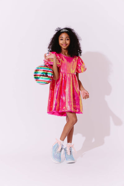 Lola + The Boys Scarlet Party Dress