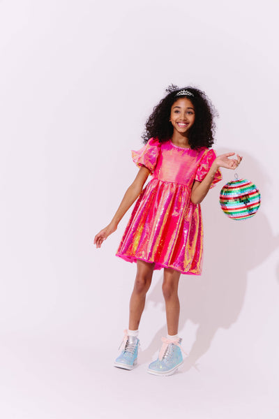 Lola + The Boys Scarlet Party Dress