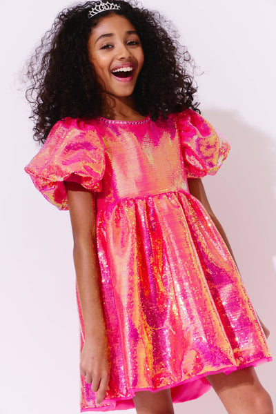 Lola + The Boys Scarlet Party Dress