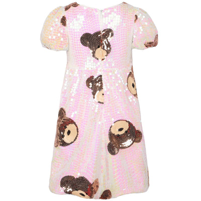 Lola + The Boys Sequin Bear Dress