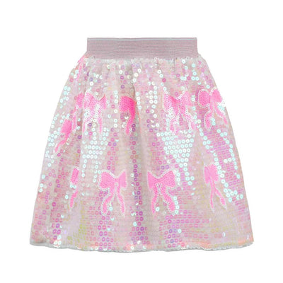 Lola + The Boys 6 Sequin Bow Skirt