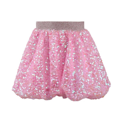 Lola + The Boys Sequin Bubble Shorts