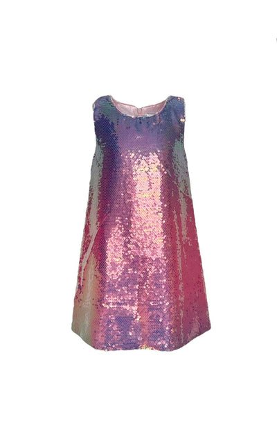 Lola + The Boys Sequin Pastel Ombré Tank Dress