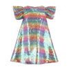 Lola + The Boys Sequin Rainbow Shimmer Dress