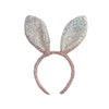 Lola + The Boys Pink Sequin Shimmer Bunny Headband