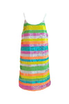 Lola + The Boys Sequin Summer Stripe Dress