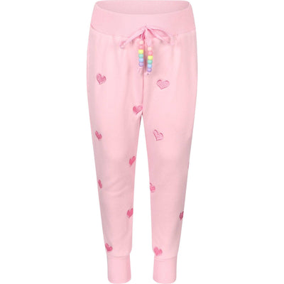 Lola + The Boys Set Full Hearts Jogger Set