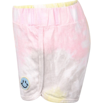 Lola + The Boys Set Happy Face Tie Dye Short Set