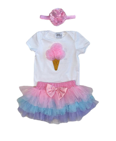 Lola + The Boys Set Ice Cream Princess Tutu Set