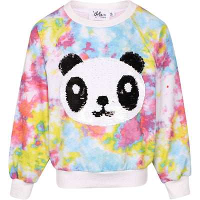 Lola + The Boys Set Tie Dye Splatter Panda Set