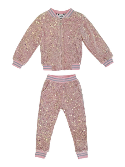 exclude-fall Sets Cotton Candy Sequin Velour Set