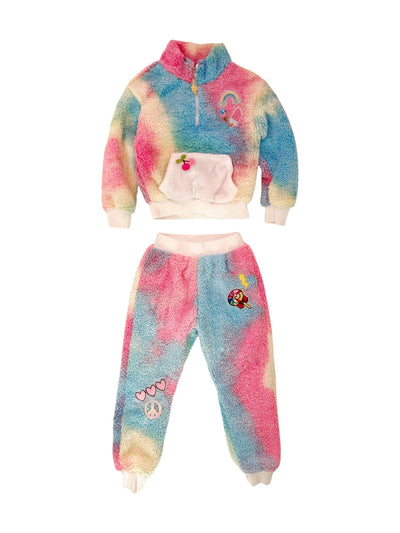 Lola + The Boys Sets Fuzzy Pastel Tie Die Patch Set