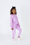 exclude-new-arriv Sets Lavender Sequin Joggers Set