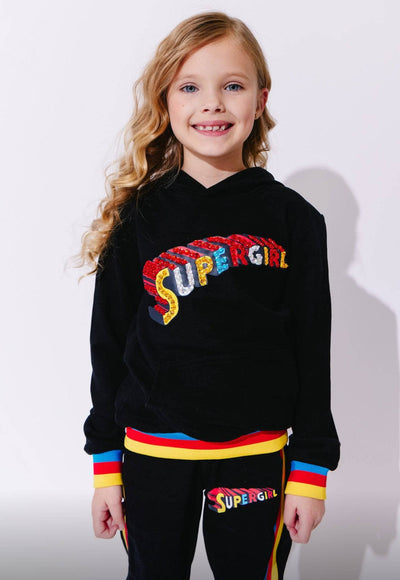 Lola + The Boys Sets Supergirl™ Rainbow Stripe Set