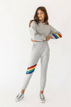 exclude-fall Sets "You Are Amazing" Sequin Jogger Set