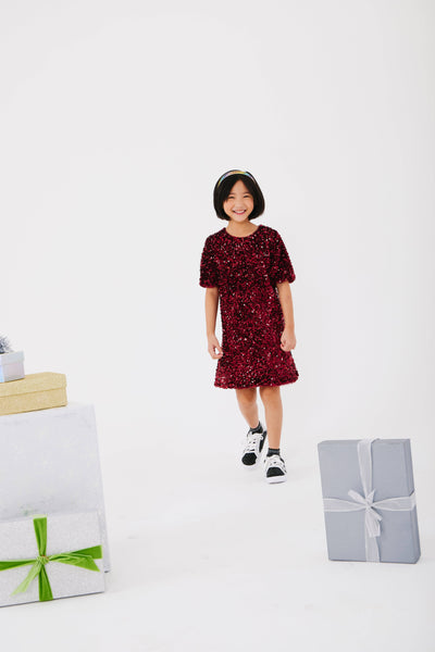 Lola + The Boys Shimmer Holly Dress