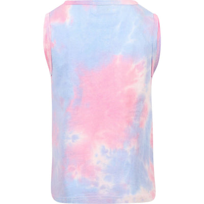 Lola + The Boys Shirt Tie Dye Sequin Rainbow Tank