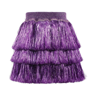 Lola + The Boys skirt 2 Lavender Shimmer Tinsel Party Skirt