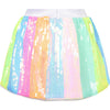 Lola + The Boys SKIRT Sequin Stripe Skirt