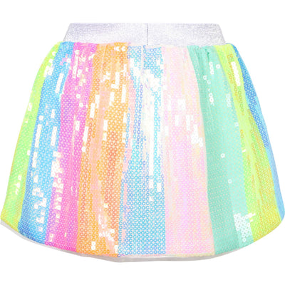 Lola + The Boys SKIRT Sequin Stripe Skirt