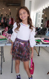 Lola + The Boys skirt Shimmer Tinsel Party Skirt