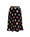 Lola + The Boys Skirts Rainbows And Emoji Satin Skirt