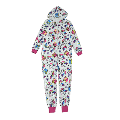 Lola + The Boys Sleepwear Women's Unicorn Christmas Onesie