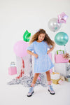 Lola + The Boys Snow Angel Shimmer Dress