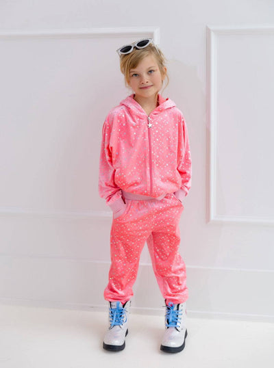 lola-spring Sparkle Stars Joggers Set