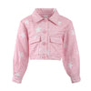 Lola + The Boys Super Stars Cropped Jacket