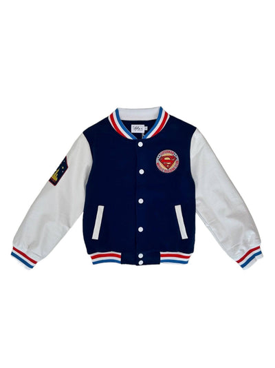 Lola + The Boys Superman Boys Bomber Jacket